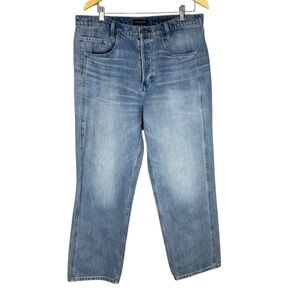 BANANA REPUBLIC Women's 32 High Rise Ranger Straight Button-fly Ankle Jeans